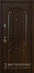 Дверь металлическая «МДФ №201» с внешней стороны МДФ ПВХ