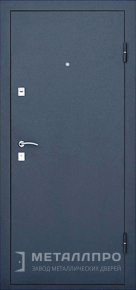 Дверь металлическая «Порошок №60» с внешней стороны Порошковое напыление