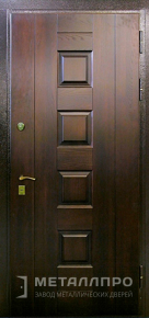 Дверь металлическая «Массив дуба №3» с внешней стороны Массив дуба
