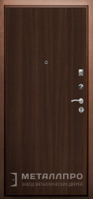 Дверь металлическая «Ламинат №35» с внутренней стороны Ламинат