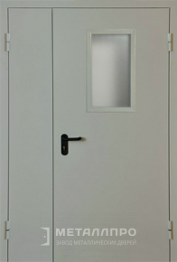 Дверь металлическая «Противопожарная №4» с внешней стороны Нитроэмаль