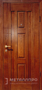 Дверь металлическая «Массив дуба №11» с внешней стороны Массив дуба
