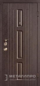 Дверь металлическая «МДФ №169» с внешней стороны МДФ ПВХ