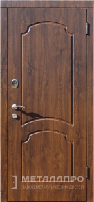 Дверь металлическая «МДФ №362» с внешней стороны МДФ ПВХ