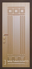 Дверь металлическая «МДФ №185» с внешней стороны МДФ ПВХ