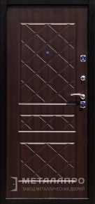Фото внутренней стороны двери «МеталлПро МДФ №325» с отделкой МДФ ПВХ