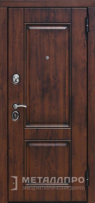 Фото внешней стороны двери «МеталлПро Входная дверь для загородного дома с МДФ» с отделкой МДФ ПВХ