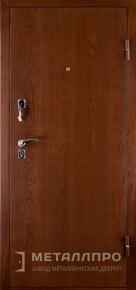 Дверь металлическая «Ламинат №7» с внешней стороны Ламинат