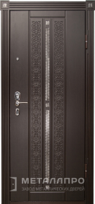 Дверь металлическая «Парадная дверь №404» с внешней стороны Массив дуба