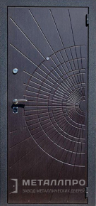 Дверь металлическая «МДФ №75» с внешней стороны МДФ ПВХ