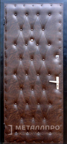 Дверь металлическая «МДФ №1» с внутренней стороны Винилискожа