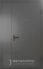 Дверь металлическая «Техническая дверь №6» с внешней стороны Нитроэмаль