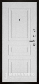 Фото внутренней стороны двери «МеталлПро МДФ №343» с отделкой МДФ ПВХ