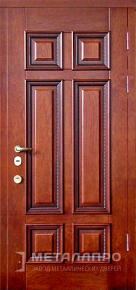 Дверь металлическая «Массив дуба №8» с внешней стороны Массив дуба