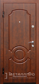 Фото внутренней стороны двери «МеталлПро МДФ №346» с отделкой МДФ ПВХ
