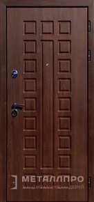 Дверь металлическая «МДФ №24» с отделкой  с внешней стороны
