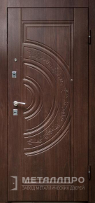 Дверь металлическая «МДФ №184» с внешней стороны МДФ ПВХ