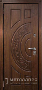 Дверь металлическая «МДФ №219» с внутренней стороны МДФ ПВХ