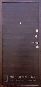 Дверь металлическая «Порошок №66» с внутренней стороны Ламинат
