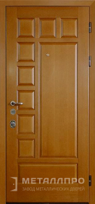 Дверь металлическая «МДФ №68» с внешней стороны МДФ ПВХ