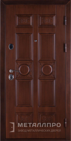 Дверь металлическая «Парадная дверь №383» с внешней стороны Массив дуба