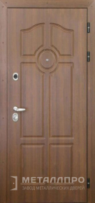 Фото внешней стороны двери «МеталлПро МДФ №344» с отделкой МДФ ПВХ