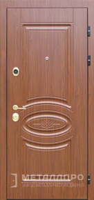 Дверь металлическая «МДФ №4» с внешней стороны МДФ ПВХ