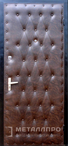 Дверь металлическая «Винилискожа №5» с внешней стороны Винилискожа