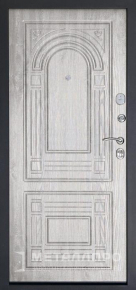 Фото внутренней стороны двери «МеталлПро МДФ №394» с отделкой МДФ ПВХ