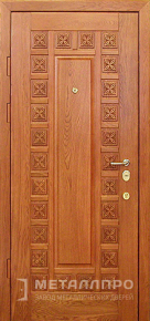 Дверь металлическая «Массив дуба №10» с внутренней стороны Массив дуба