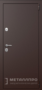 Дверь металлическая «С терморазрывом №48» с внешней стороны Порошковое напыление