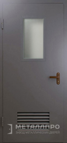 Дверь металлическая «Техническая дверь №5» с внутренней стороны Нитроэмаль