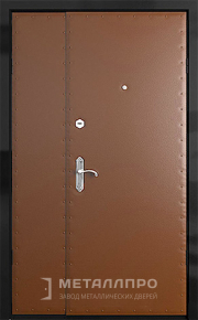 Дверь металлическая «Тамбурная дверь №1» с внешней стороны Винилискожа