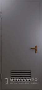Дверь металлическая «Техническая дверь №3» с внутренней стороны Нитроэмаль