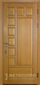 Дверь металлическая «МДФ №142» с внешней стороны МДФ ПВХ
