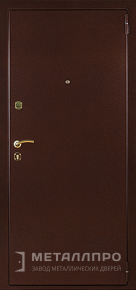 Дверь металлическая «Порошок №16» с внешней стороны Порошковое напыление
