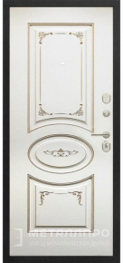 Дверь металлическая «МДФ №389» с внутренней стороны МДФ ПВХ