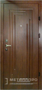 Дверь металлическая «МДФ №157» с внешней стороны МДФ ПВХ