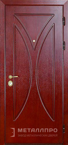 Фото внешней стороны двери «МДФ №76» c отделкой МДФ ПВХ