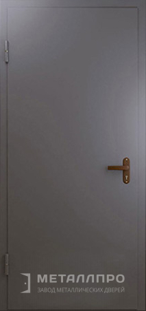 Фото внутренней стороны двери «Техническая дверь №2» c отделкой Нитроэмаль