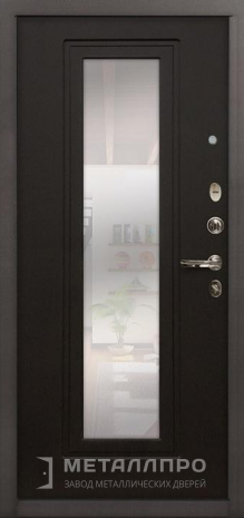 Фото внутренней стороны двери «С зеркалом №53» c отделкой МДФ ПВХ