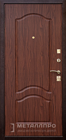 Фото внутренней стороны двери «Порошок №3» c отделкой МДФ ПВХ