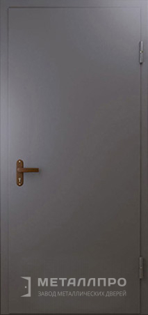 Фото внешней стороны двери «Техническая дверь №1» c отделкой Нитроэмаль
