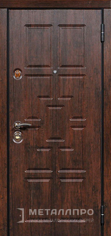 Фото внешней стороны двери «МДФ №8» c отделкой МДФ ПВХ