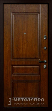 Фото внутренней стороны двери «МДФ №398» c отделкой МДФ ПВХ