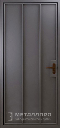 Фото внутренней стороны двери «Техническая дверь №1» c отделкой Нитроэмаль