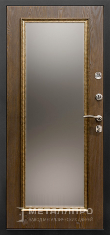 Фото внутренней стороны двери «С зеркалом №6» c отделкой МДФ ПВХ