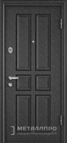 Фото внешней стороны двери «С зеркалом №76» c отделкой Порошковое напыление