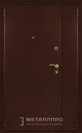 Фото внутренней стороны двери «Тамбурная дверь №8» c отделкой МДФ ПВХ