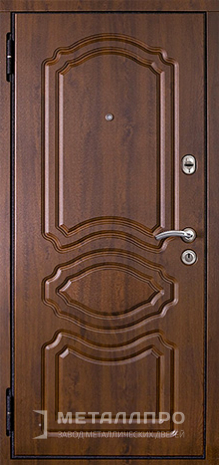 Фото внутренней стороны двери «МДФ №202» c отделкой МДФ ПВХ